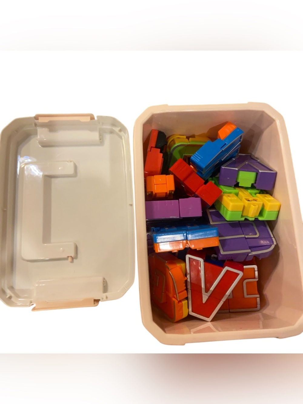 Alphabet Robot Transformers W/ Storage Box Educational Toy 26 Letters Multicolor - Picture 7 of 9